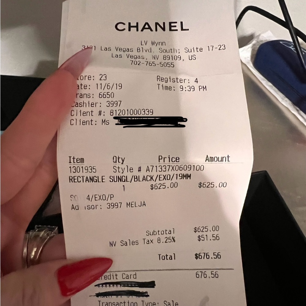 Chanel Sunglasses Aviator type Black - Picture 13 of 13